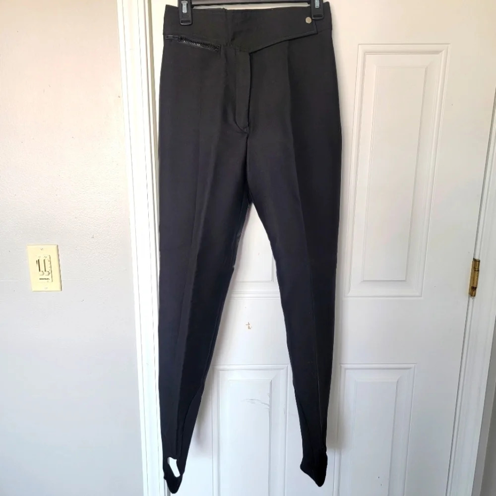 Profile Ski Vintage Womens Stirrup Ski Pants Black Size 10